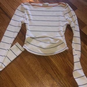 Zara stripe crop top
